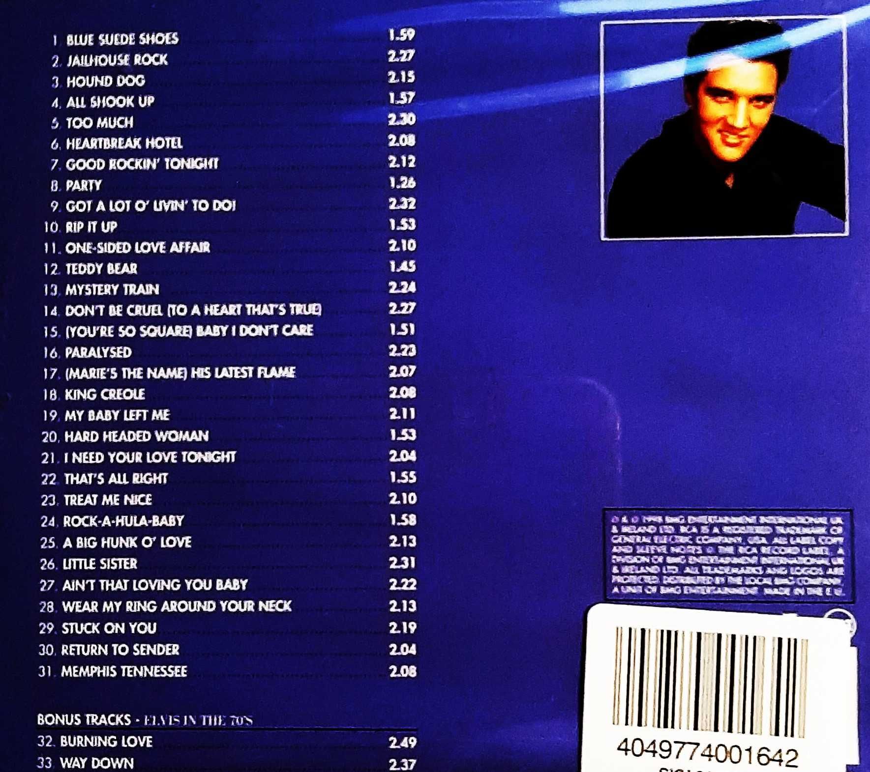 Wspaniały Album CD ELVIS PRESLEY Album Blue Suede Shoes Rock N Roll