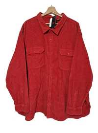 Levi's czerwono ceglana koszula męska sztruksowa duży rozmiar 4XL nowa