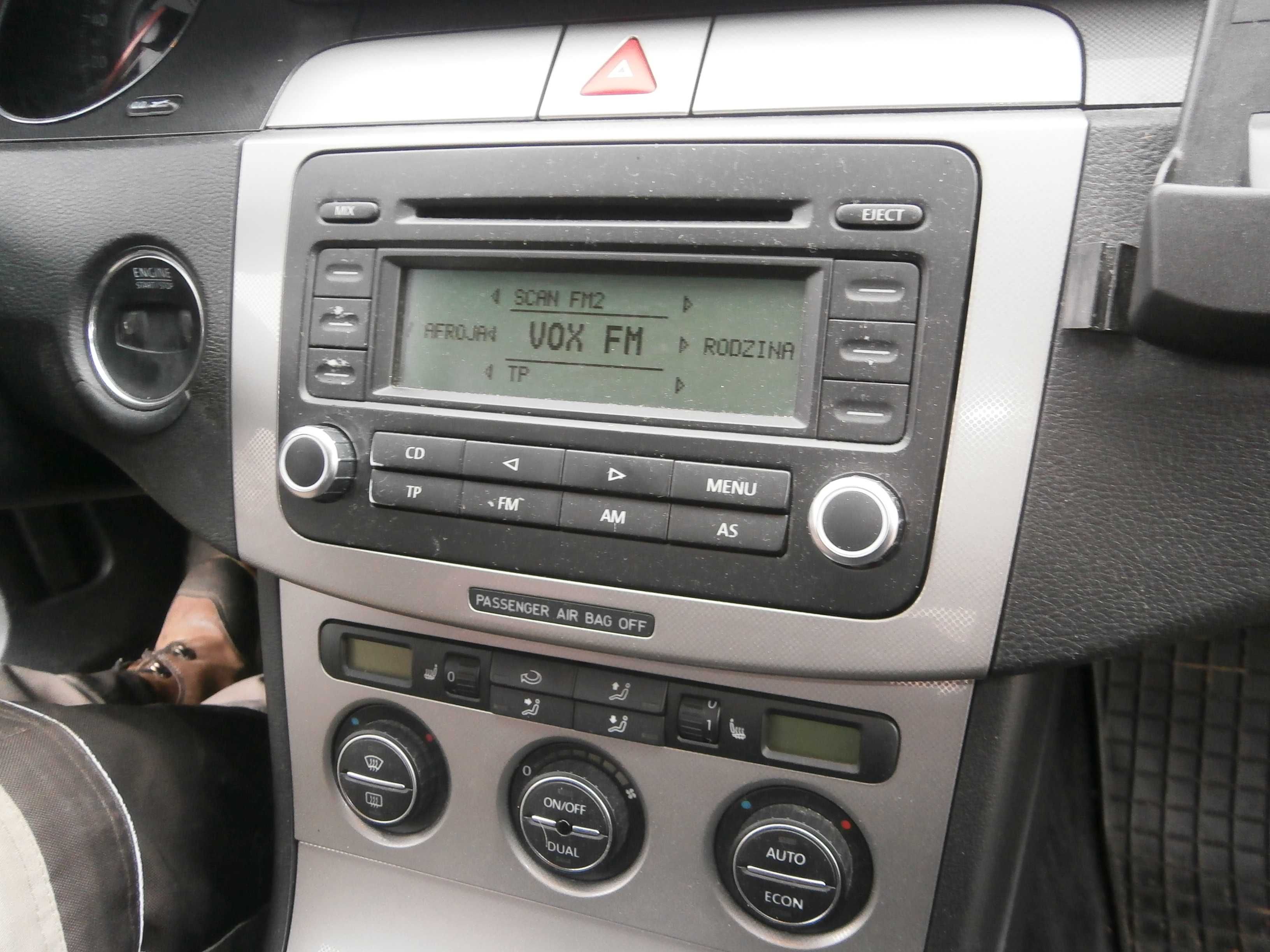 vw passat B6 kombi radio oryginalne