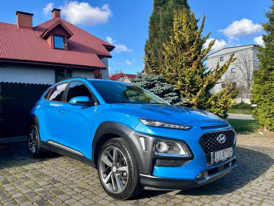 Hyundai Kona MAXYMALNE wyposażenie ,serwis, stan idealny, ledy, nagłosnienie KRELL