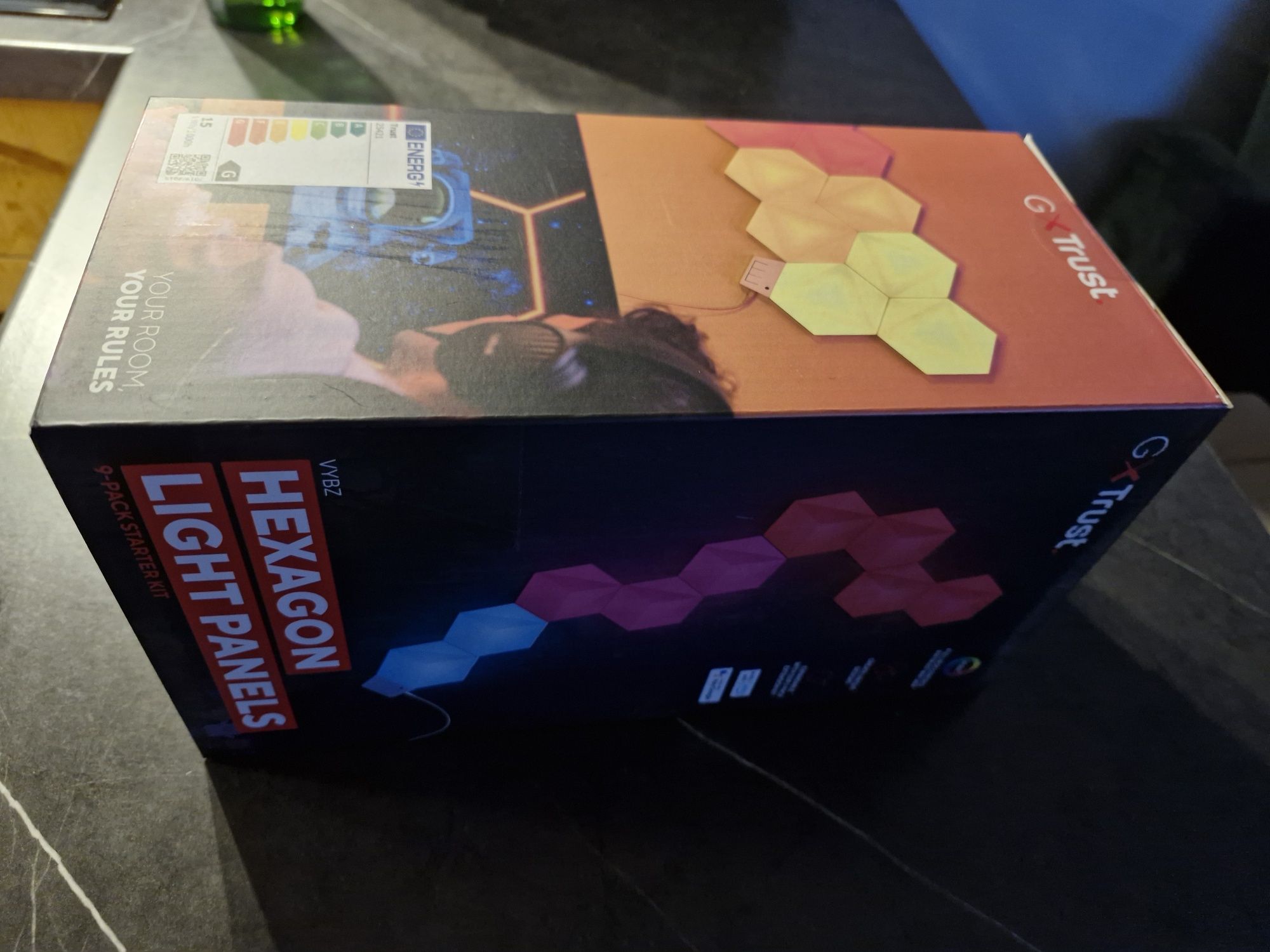 TRUST GXT 902 VYBZ Panele świetlne RGB Hexagon LED