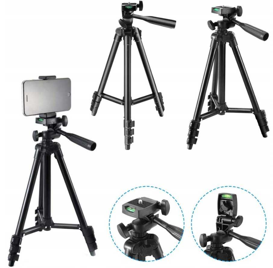 Statyw 4w1 Tripod 103cm Pilot UCHWYT NA TELEFON