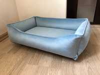 Лежак для собак (70x50 см) голубой
