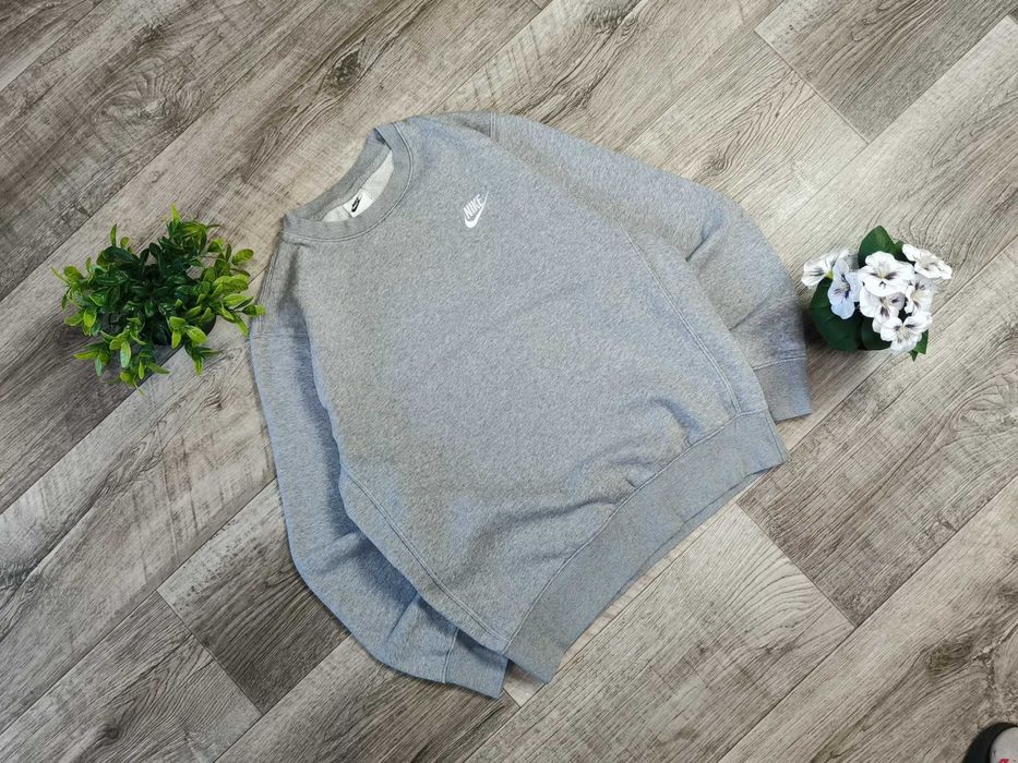 NIKE світшот чоловічий оригінал сірий бавовна М