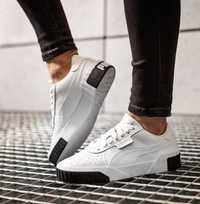 PUMA CALI WN'S__Damskie białe Sneakersy całoroczne roz.36 z UK