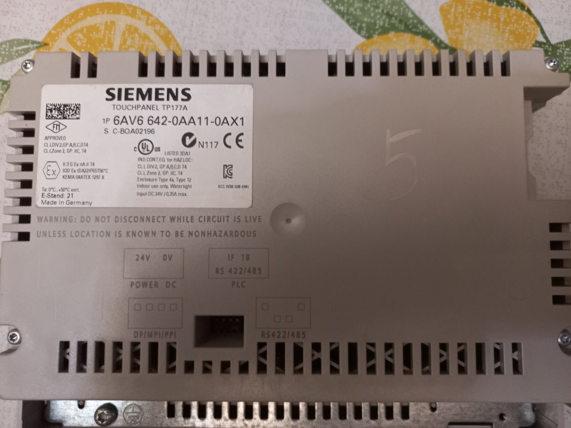 Siemens Tp 177A.