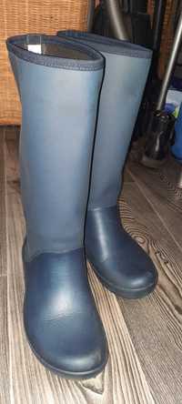 Чоботи гумові жіночі високі м'які / Crocs Women's RainFloe Tall Boot