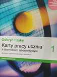 Karty pracy fizyka 1 technikum/liceum