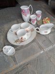 Zastawa,polmiski,talerze,dzbanek kubki prl,boho,vintage,antyk