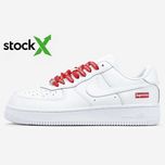 Мужские кроссовки Nike Air Force 1 '07 Supreme "White" Размеры 40-45