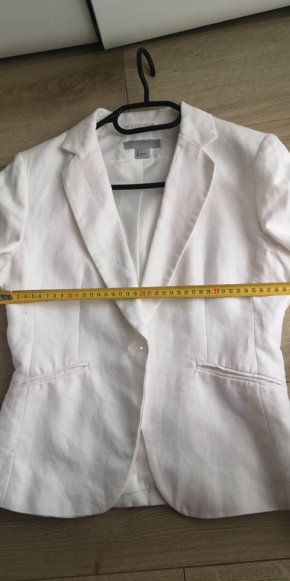 H&M żakiet 34 biały
