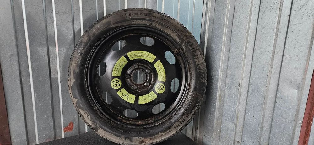 Dojazdówka koło dojazdowe zapasowe 135/80/18 5x108 Peugeot 3008 II 5008 II