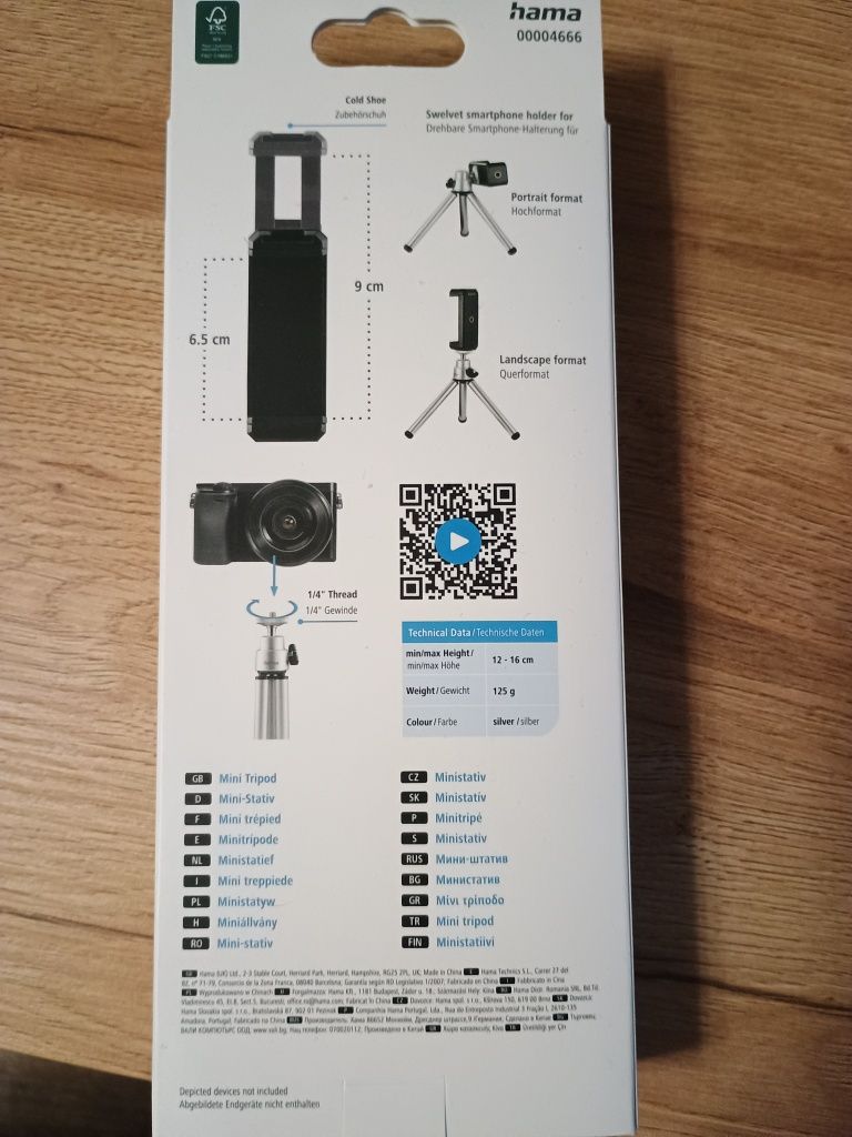 Mini statyw  do telefonu Nowy