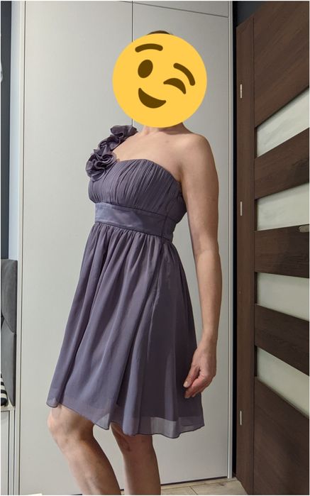 Sukienka na jedno ramię 38 ( M)