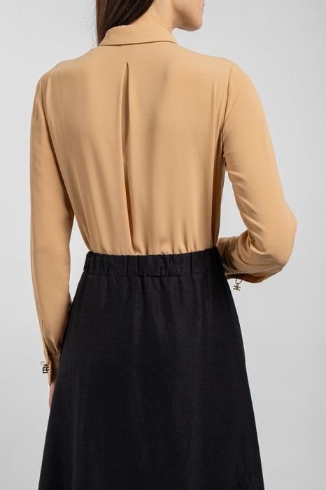 Блуза блузка Elisabetta Franchi оригінал оригинал рубашка бежевая