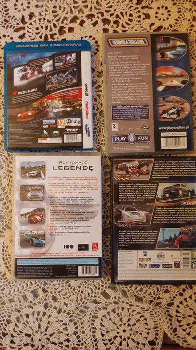 Zestaw 6 gier - Wyścigi samochodowe