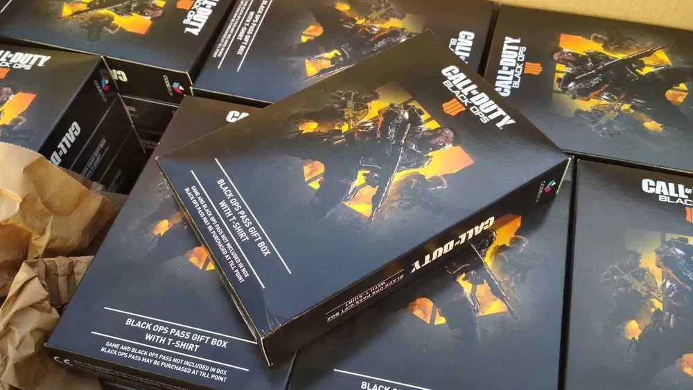 NOVAS - T-Shirt do Jogo Call of Duty Black Ops 4 - (L)