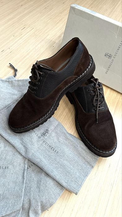 мужские туфли дерби Brunello Cucinelli 43,5 оригинал