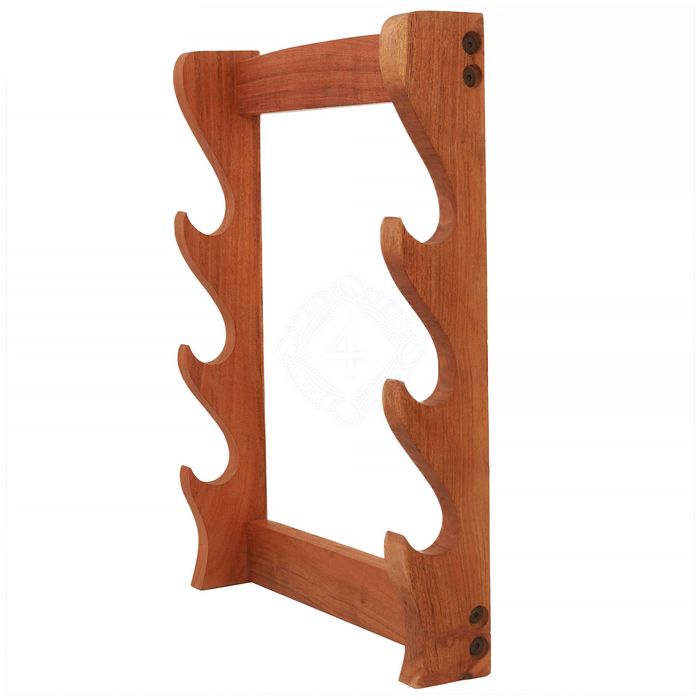 Trzypoziomowy uchwyt ścienny na miecz