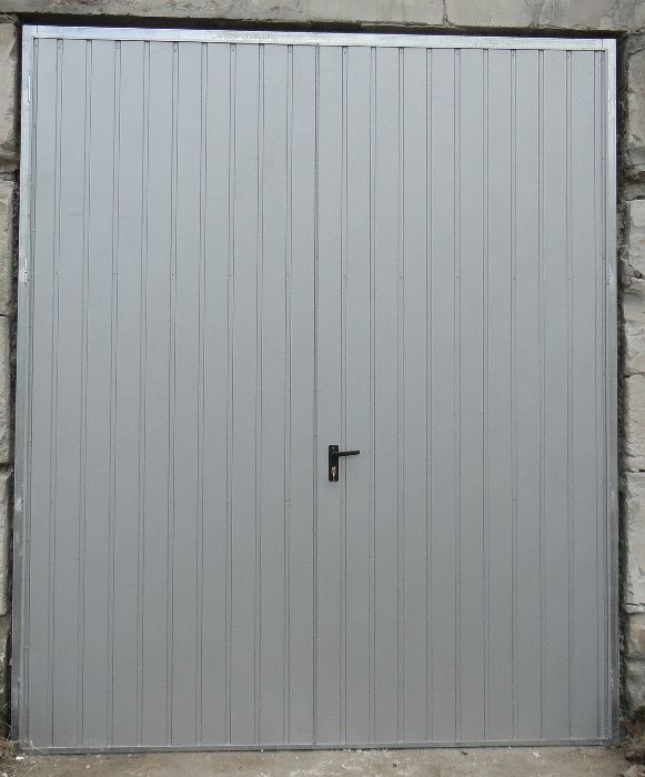 Brama dwuskrzydłowa brąz biały antracyt 200x200 Dostawa Gratis