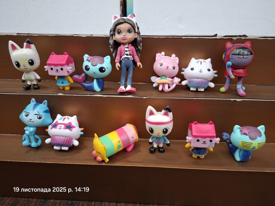 Набор фигурок 13 шт Кукольный домик Гэбби Габби Gabbys dollhouse Габі