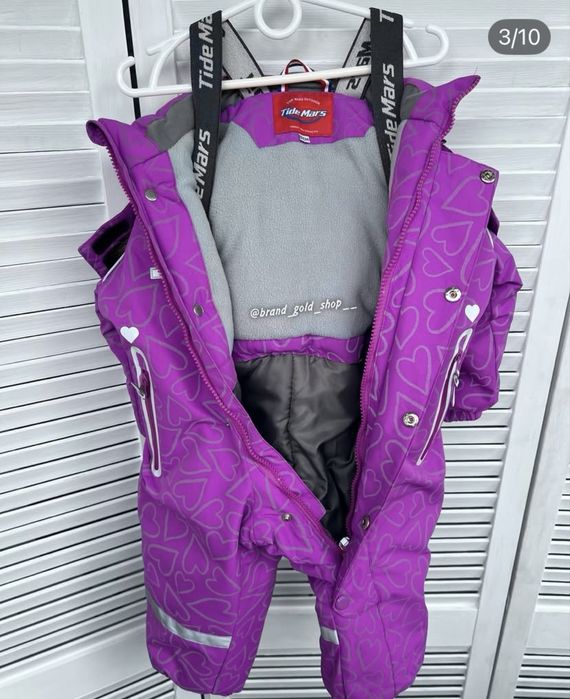 Зимовий термо комбінезон для дівчинки 86 р