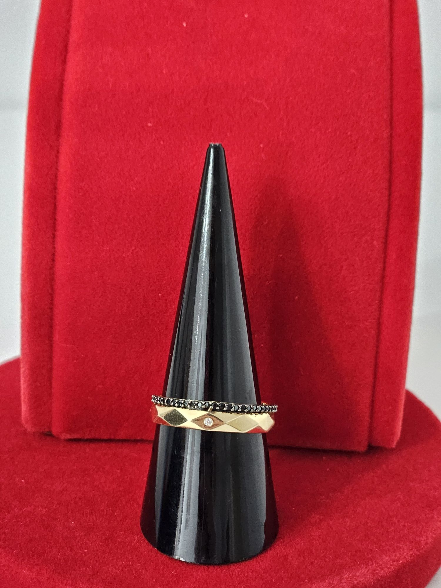 Złoty pierścionek pr.585 rozmiar 17