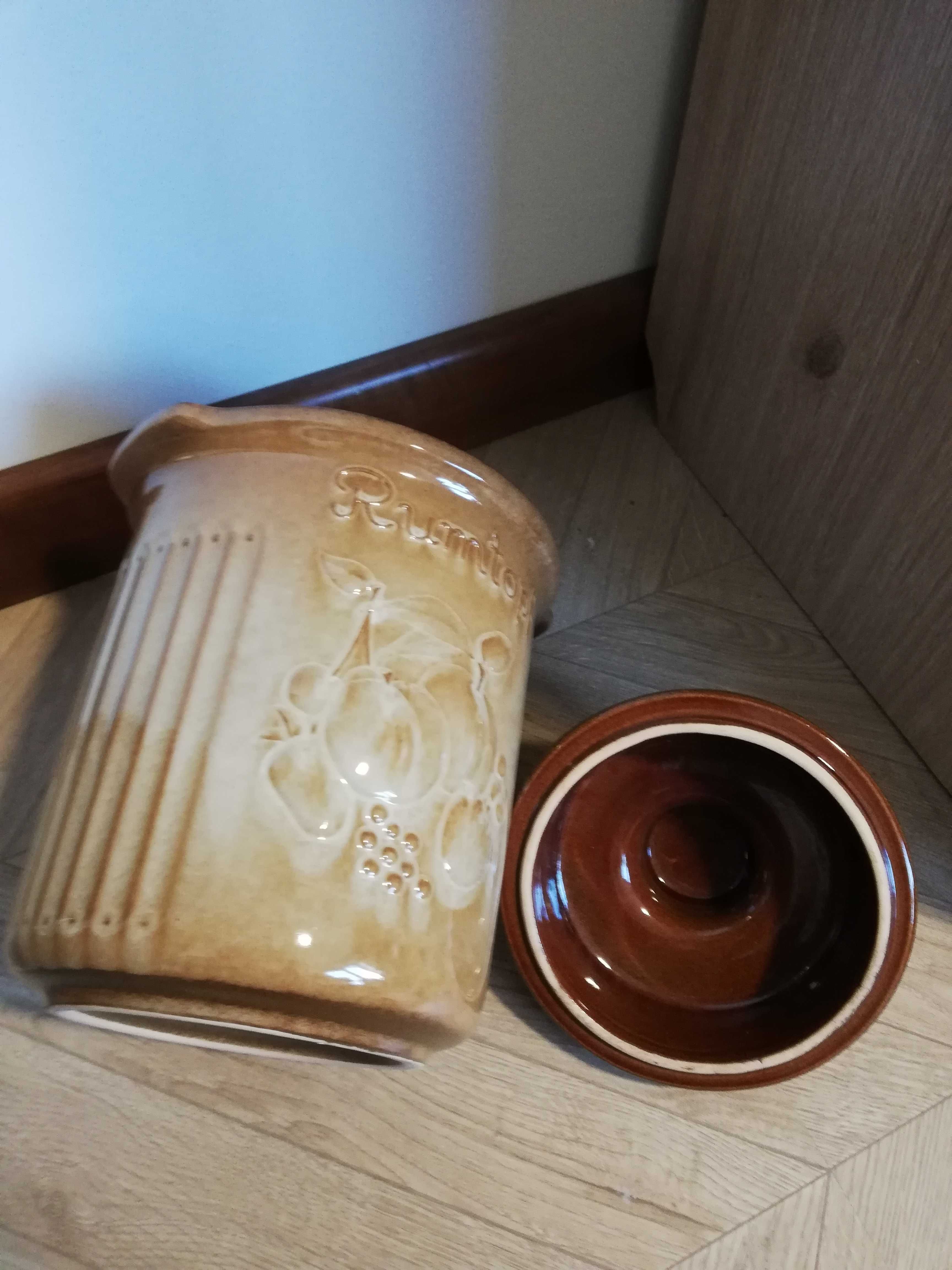 Słój ceramiczny pojemnik z pokrywką Scheurich 829
