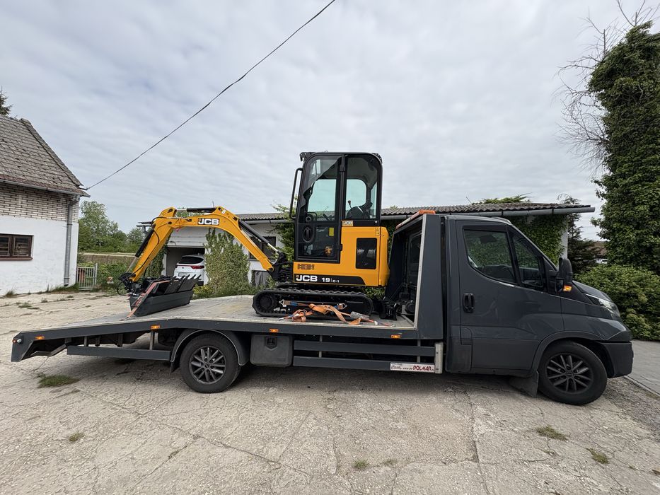 Wynajem minikoparki JCB