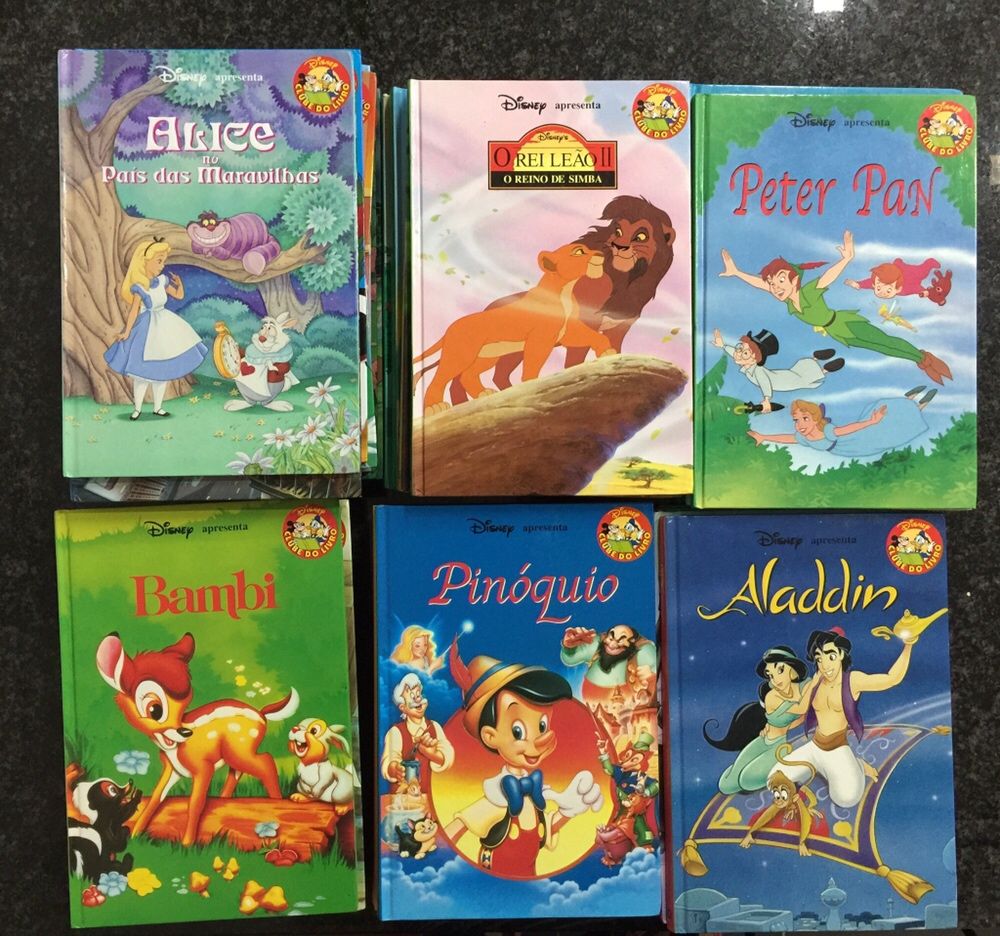 44 livros do clube do livro da Disney
