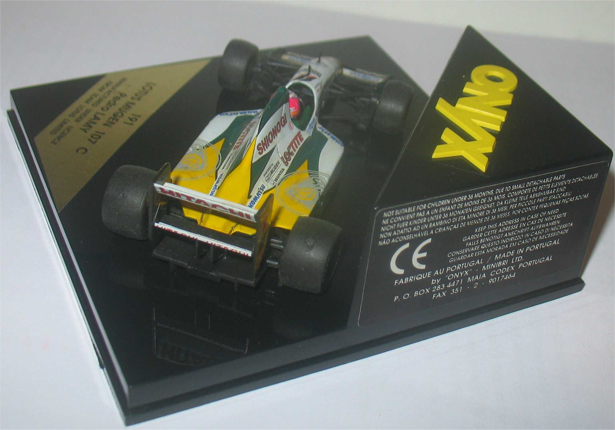 Onyx - Lotus Mugen Honda 107C - 1994 - Pedro Lamy