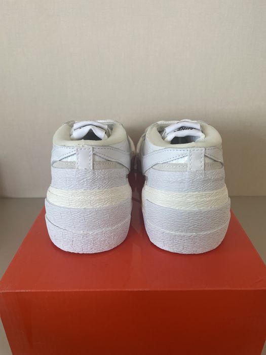 Nike Blazer Low Sacai White Patent