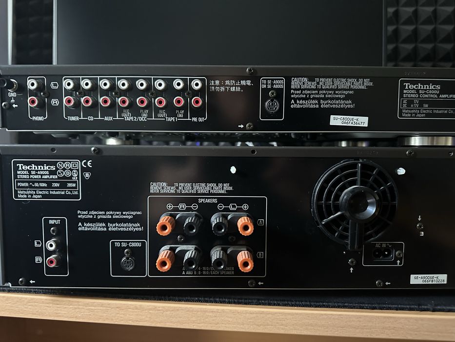 Усилитель Technics SE-A900S Reference + SU-C800U Reference