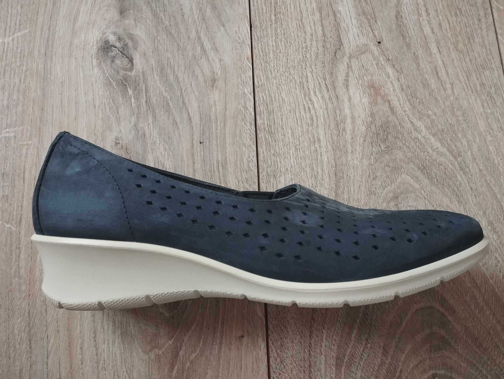 ECCO Felicia Summer Slip On 38 lekkie przewiewne czółenka