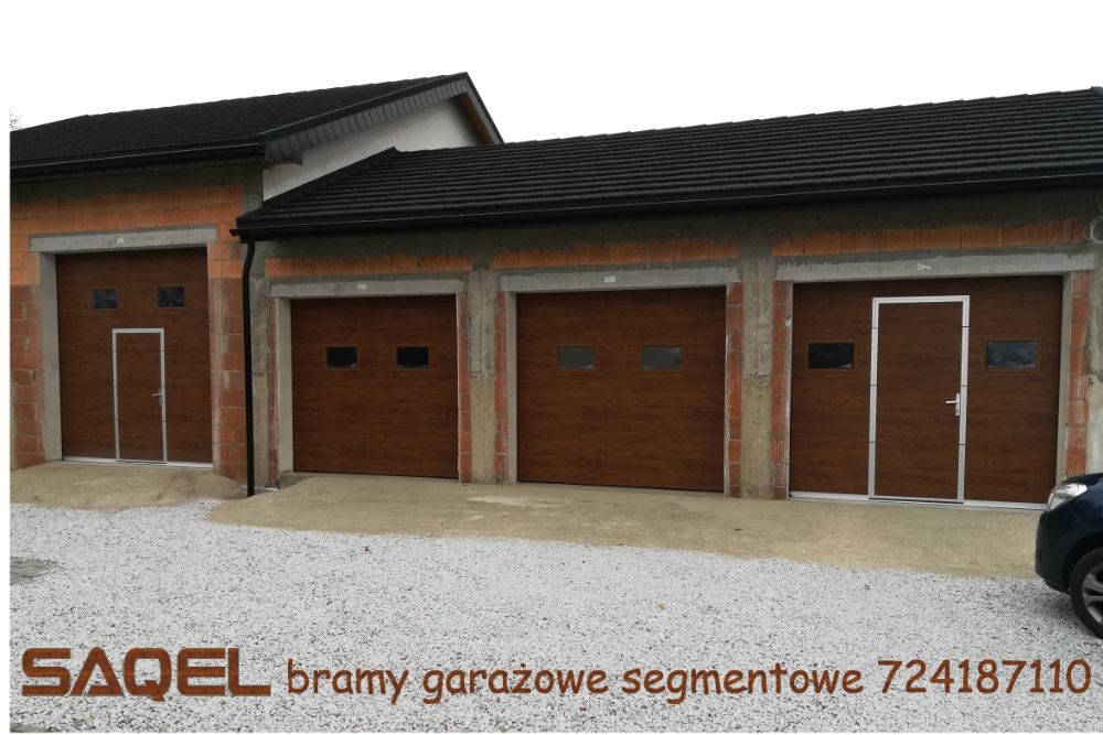 Bramy garażowe segmentowe producent SAQEL