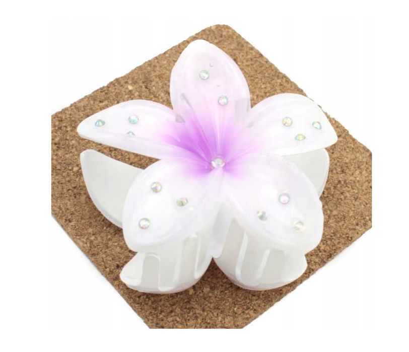 Spinka do włosów Klamra KWIAT HAWAJSKI Plumeria klamra5