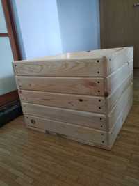 drewniane donice/skrzynie 60x60x48