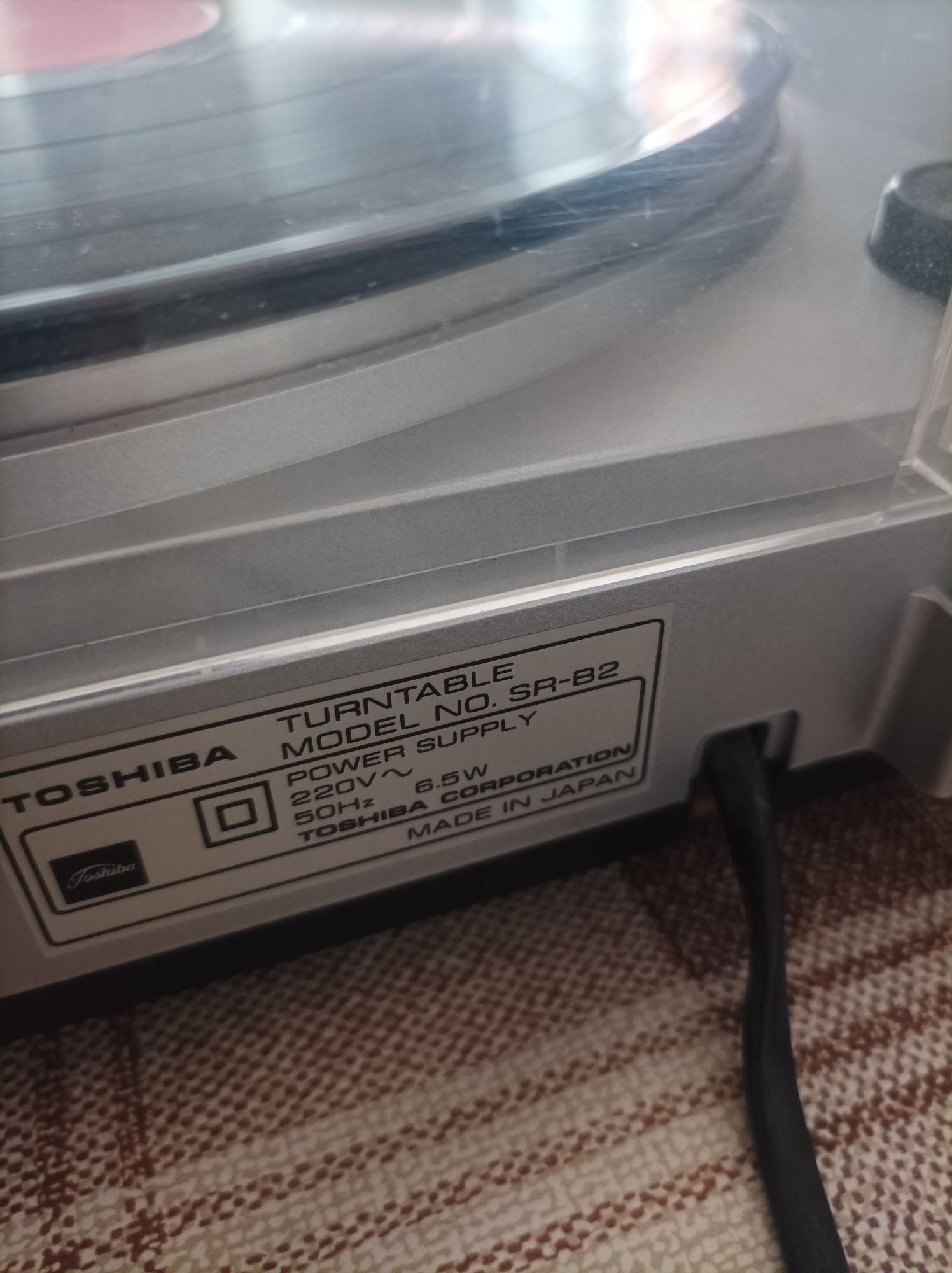Gramofon Toshiba Bel Driwe Automatic SR-B2 vintage