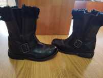 Botas menina pele 30