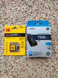 Karta pam. Kodak 64GB + SSD Crucial T500 PRO Series 1TB M.2 PCIe Gen4.
