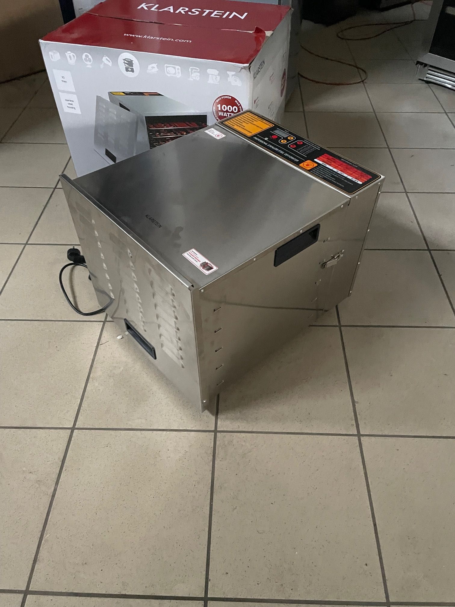 Suszarka spożywcza Klarstein Fruit Jerky Pro 1000 W