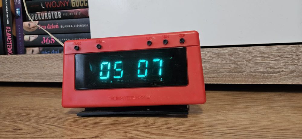 Stary ruski zegarek Elektronika VFD PRL