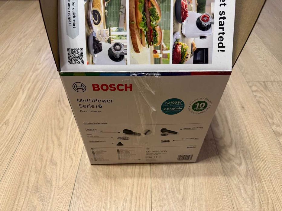 М'ясорубка BOSCH MFWS607W