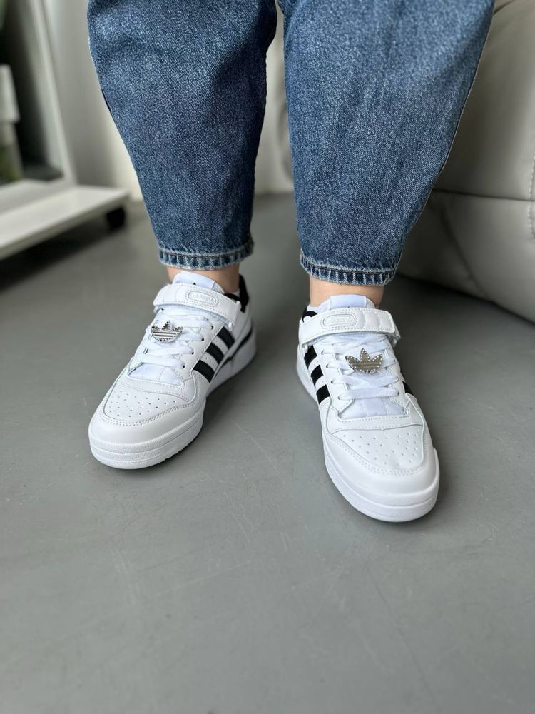 Кросівки Adidas Forum 84 Low White Black (36)