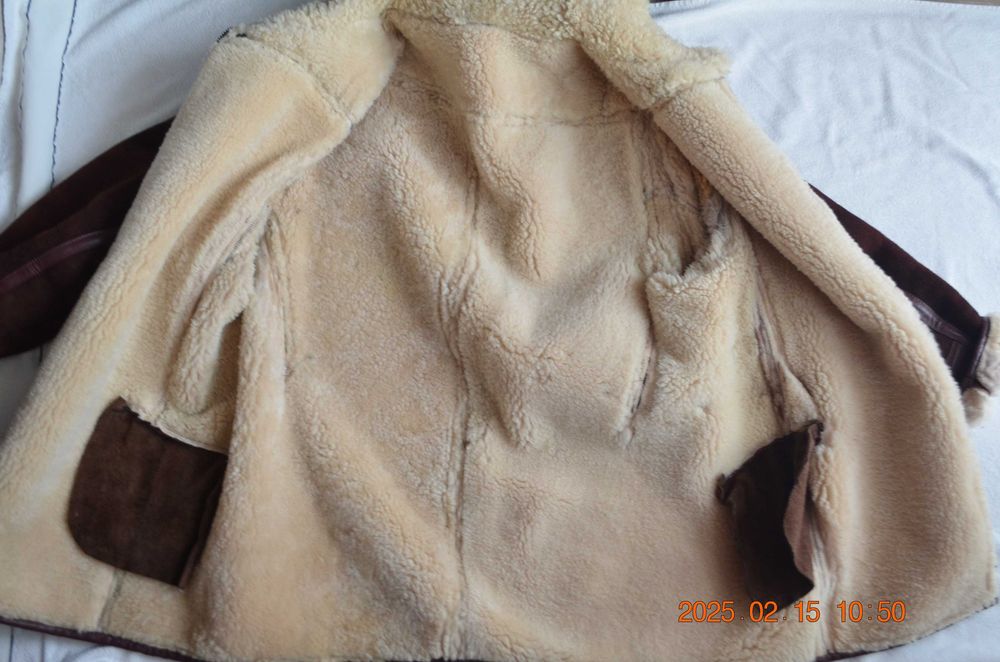 Kożuch męski skórzany / pilotka