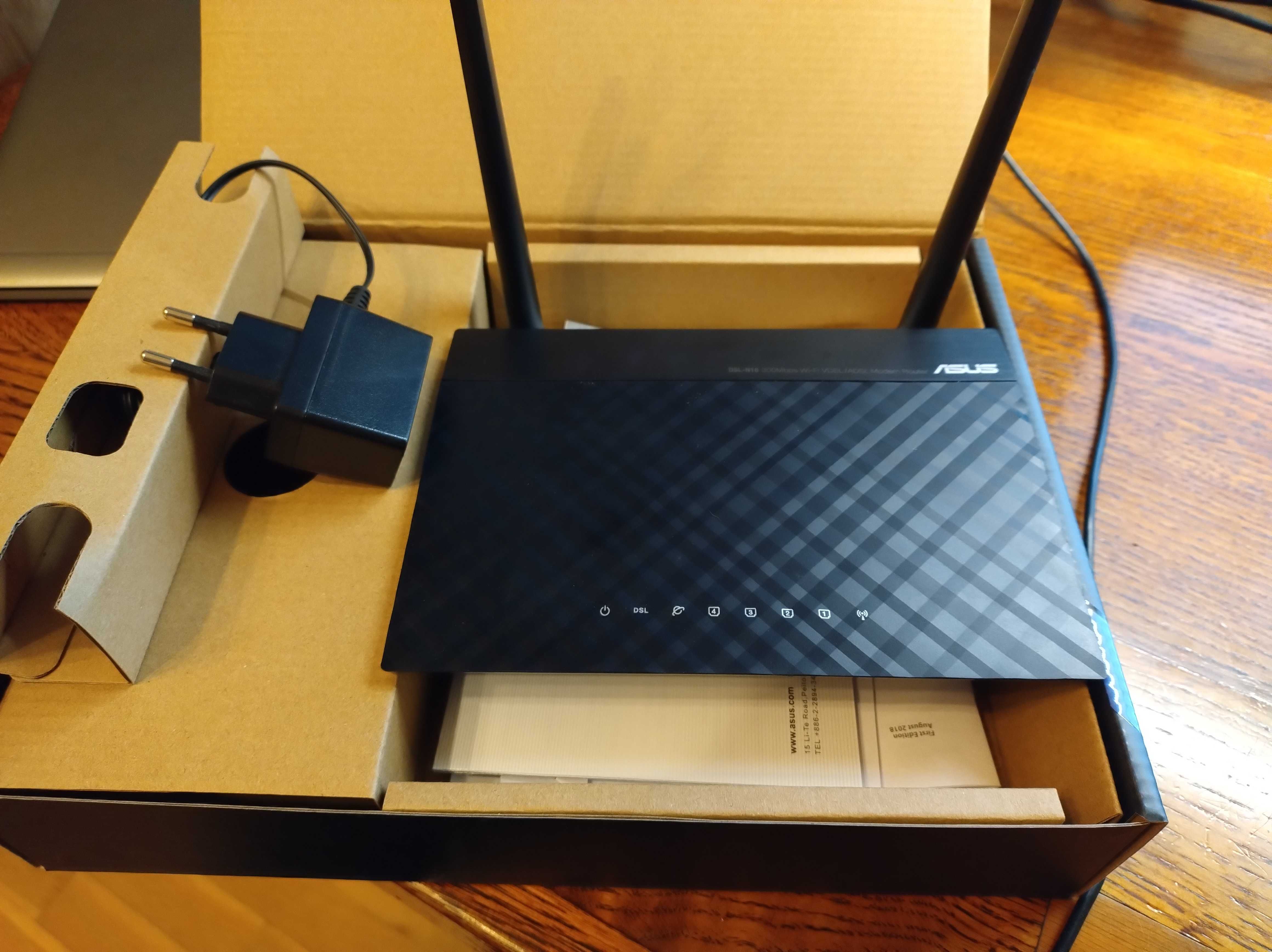 Router Asus DSL-N16 802.11b, 802.11g, 802.11n (Wi-Fi 4)