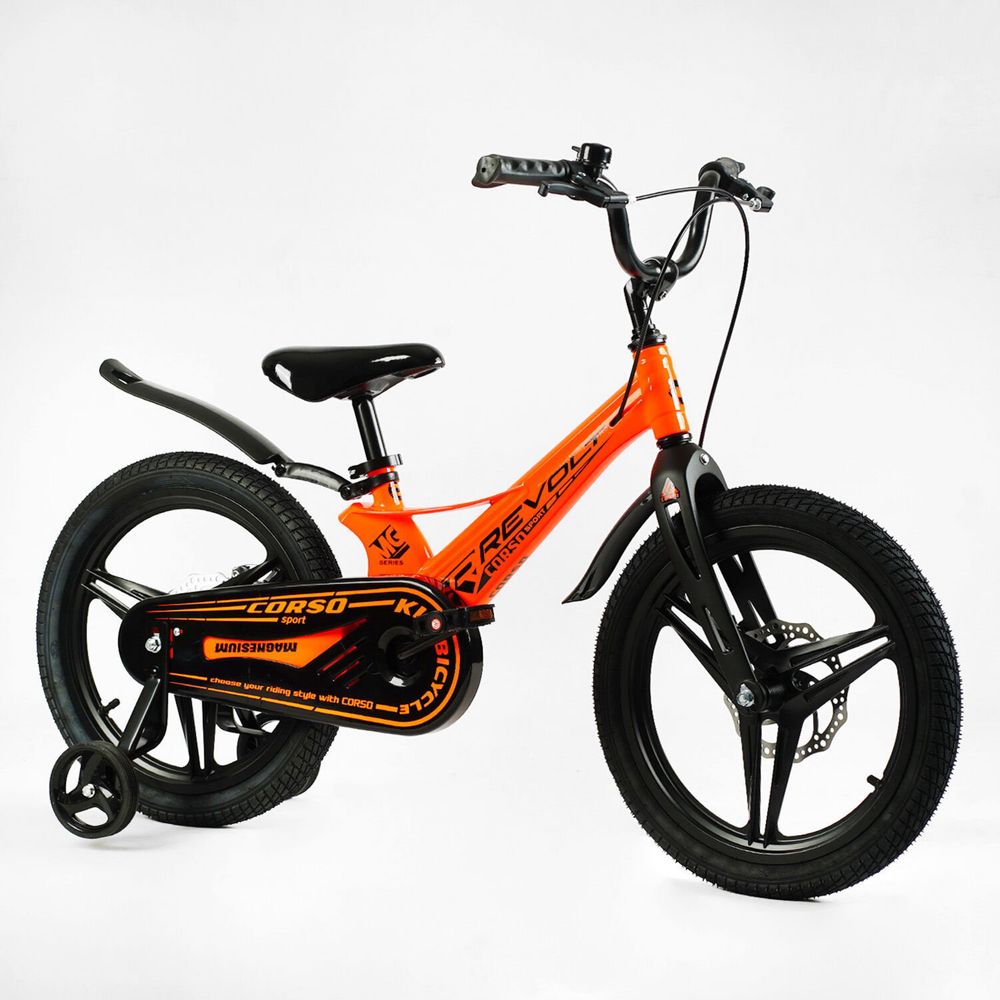 Велосипед  дитячій двухколісний 18 дюймів ,магніва рама