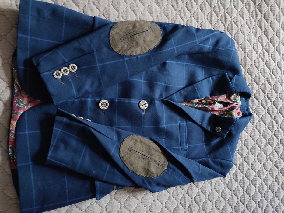 Піджак шкільний 122-128 р. синій