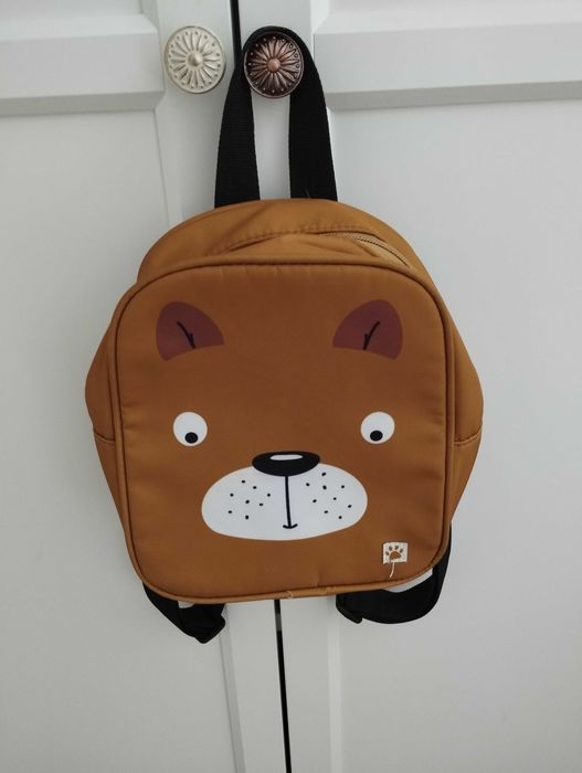 Mały plecak przedszkolaka miś