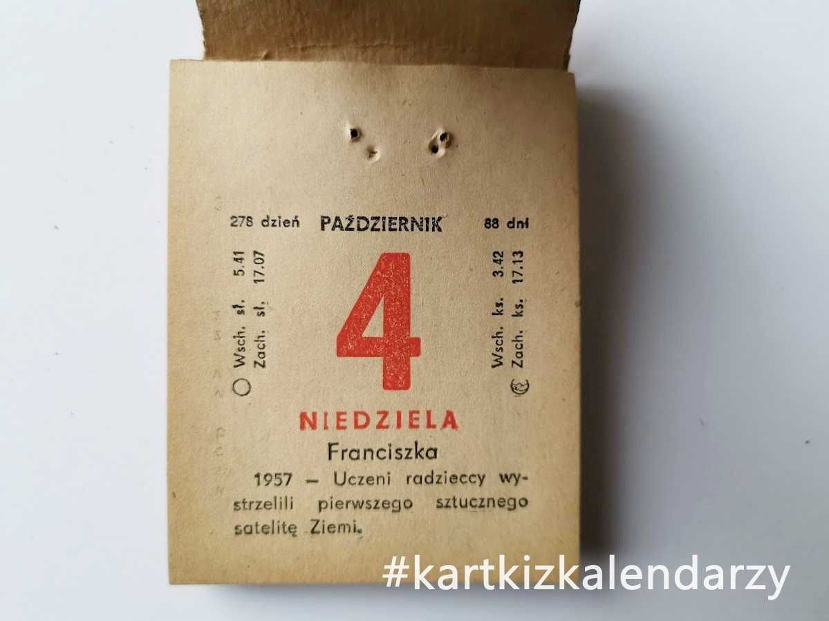 Kartka z kalendarza 1964